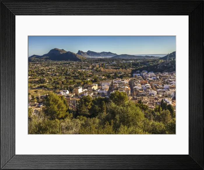Framed Print : View from Calvary on the Bay of Pollenca, Mallorca, Spain Framed Print : View from Calvary on the Bay of Pollenca, Mallorca, Spain