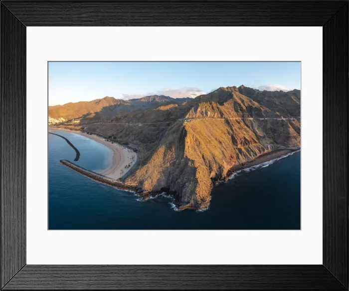 Framed Print : Tenerife, Canary Islands, Spain. Aerial view of the North coast Framed Print : Tenerife, Canary Islands, Spain. Aerial view of the North coast