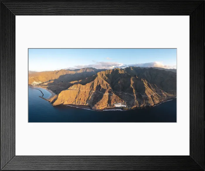 Framed Print : Tenerife, Canary Islands, Spain. Aerial view of the North coast Framed Print : Tenerife, Canary Islands, Spain. Aerial view of the North coast
