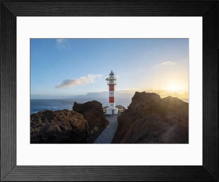 Framed Print : Teno lighthouse, Tenerife, Canary Islands, Spain