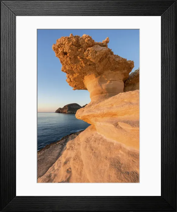 Framed Print : Spain, Andalusia, Mediterranean Sea, Natural park Cabo de Gata, Cala San Ramon coast Framed Print : Spain, Andalusia, Mediterranean Sea, Natural park Cabo de Gata, Cala San Ramon coast