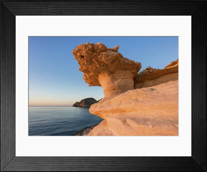 Framed Print : Spain, Andalusia, Mediterranean Sea, Natural park Cabo de Gata, Cala San Ramon coast Framed Print : Spain, Andalusia, Mediterranean Sea, Natural park Cabo de Gata, Cala San Ramon coast