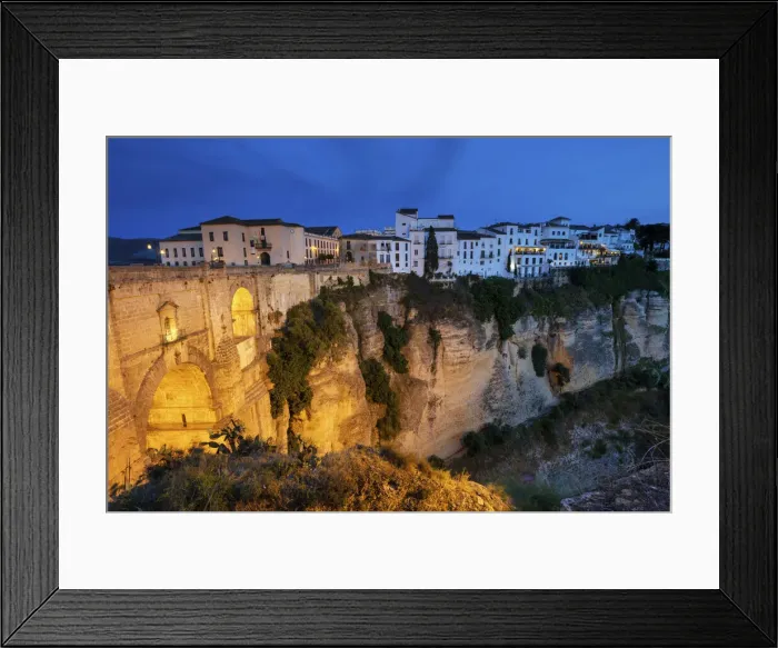 Framed Print : Spain, Andalusia, Ronda village Framed Print : Spain, Andalusia, Ronda village