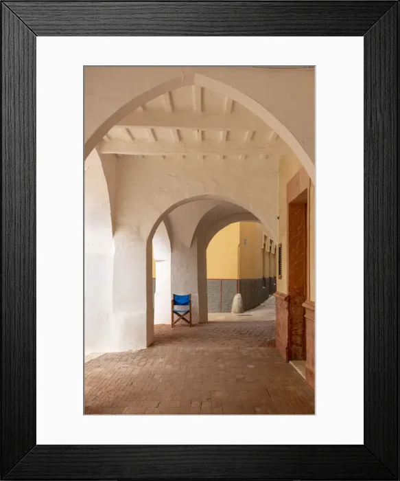 Framed Print : An arched colonnade in the old town of Ciutadella, Ciudadela, Menorca, Minorca Framed Print : An arched colonnade in the old town of Ciutadella, Ciudadela, Menorca, Minorca