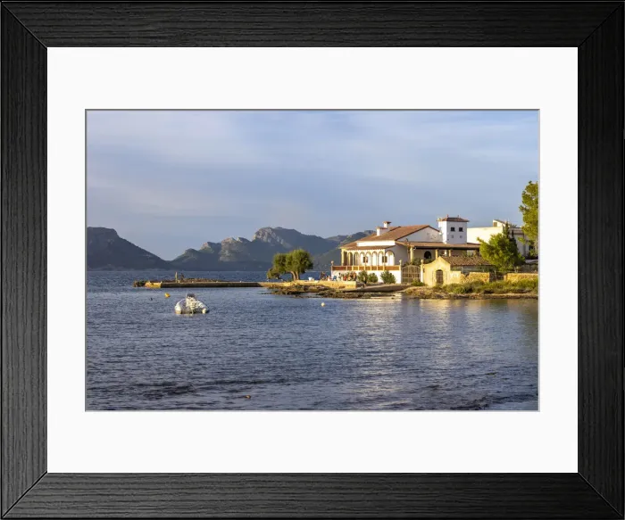 Framed Print : Platja Es Morer Vermell, Alcudia, Mallorca, Balearic Islands; Spain
