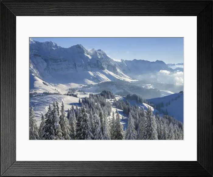 Framed Print : Switzerland, Canton Appenzell, Alpstein, view from Kronberg Framed Print : Switzerland, Canton Appenzell, Alpstein, view from Kronberg