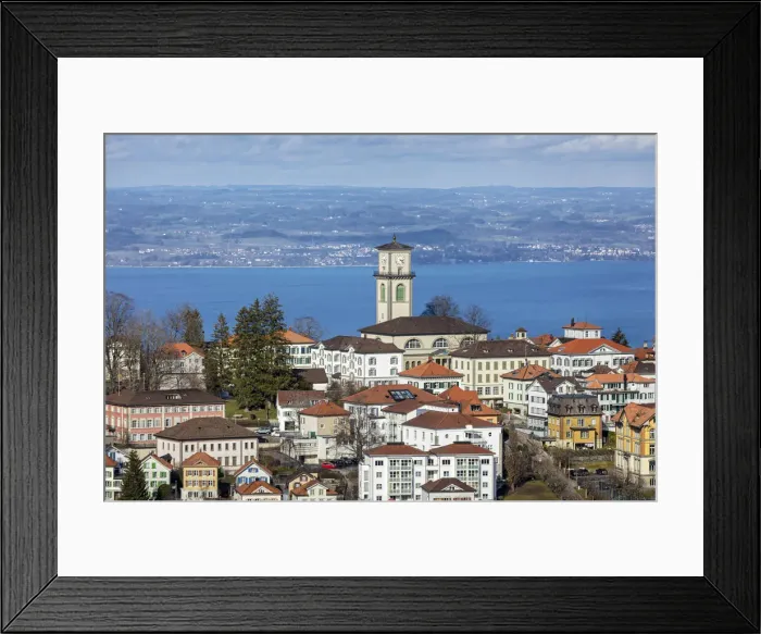 Framed Print : Switzerland, Canton Appenzell, Heiden village, Lake Constance Framed Print : Switzerland, Canton Appenzell, Heiden village, Lake Constance