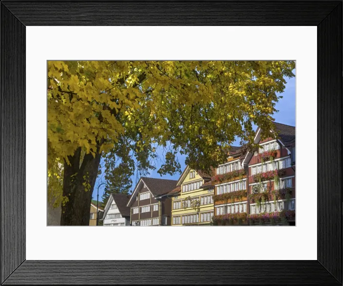 Framed Print : Switzerland, Canton Appenzell, Urnsch village Framed Print : Switzerland, Canton Appenzell, Urnsch village