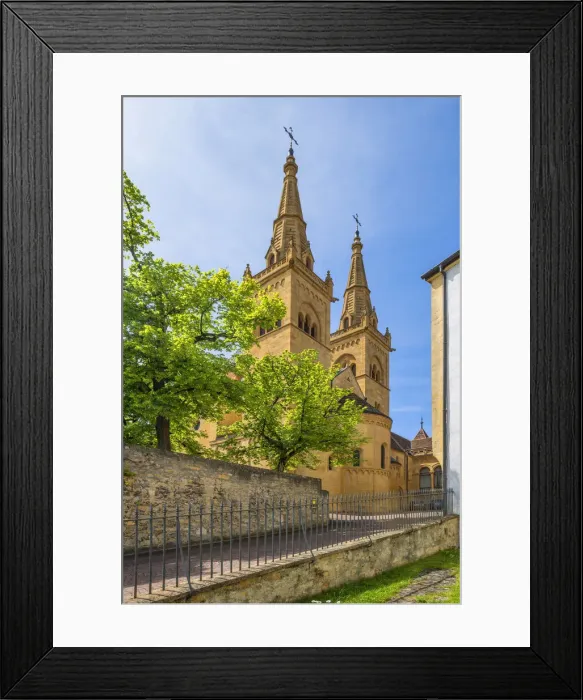Framed Print : Church of the Neuenburg castle, Neuenburg, Canton Neuenburg, Switzerland Framed Print : Church of the Neuenburg castle, Neuenburg, Canton Neuenburg, Switzerland