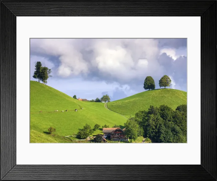Framed Print : Switzerland, Berner Oberland, Emmental, Teuffenthal village Framed Print : Switzerland, Berner Oberland, Emmental, Teuffenthal village