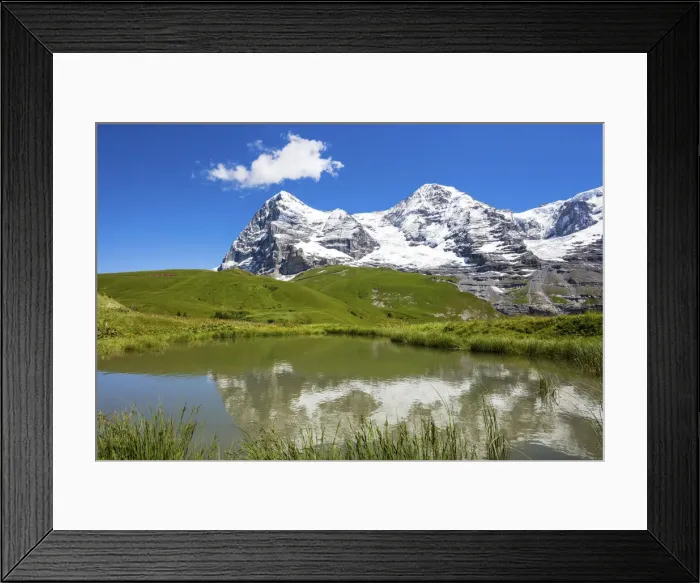 Framed Print : Switzerland, Berner Oberland, Alp Wengen, Eiger, Monch mountains Framed Print : Switzerland, Berner Oberland, Alp Wengen, Eiger, Monch mountains