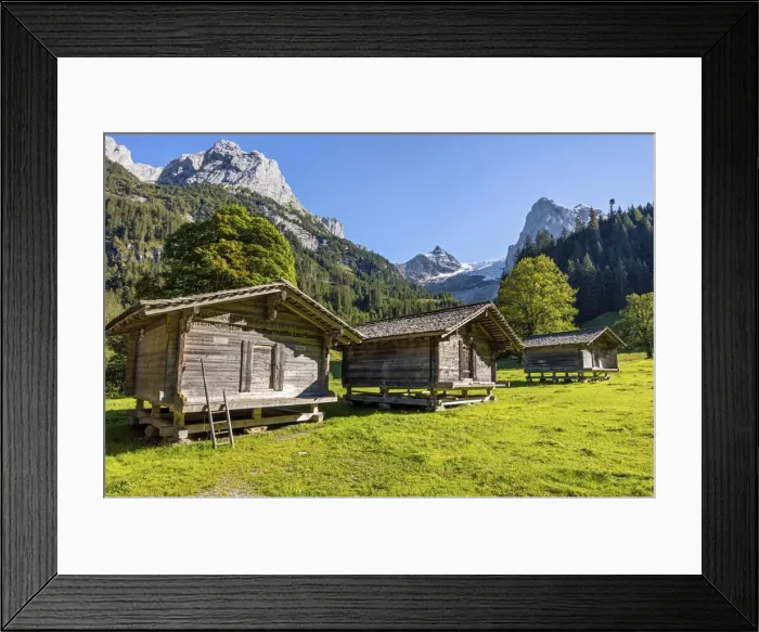 Framed Print : Switzerland, Berner Oberland, Rosenlaui valley, Alp Gschwandtenmad Framed Print : Switzerland, Berner Oberland, Rosenlaui valley, Alp Gschwandtenmad