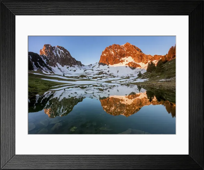 Framed Print : Switzerland, Berner Oberland, Alp Obernunene, Gantrisch mountain Framed Print : Switzerland, Berner Oberland, Alp Obernunene, Gantrisch mountain