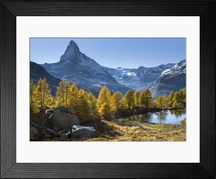 Framed Print : Switzerland, Canton of Valais, Matterhorn Framed Print : Switzerland, Canton of Valais, Matterhorn