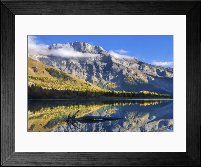 Framed Print : Schweiz, Kanton Wallis, lake Derborence Framed Print : Schweiz, Kanton Wallis, lake Derborence