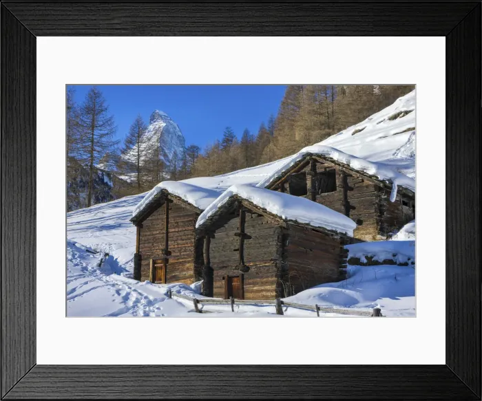 Framed Print : Switzerland, Canton of Valais, near Zermatt town, Matterhorn Framed Print : Switzerland, Canton of Valais, near Zermatt town, Matterhorn