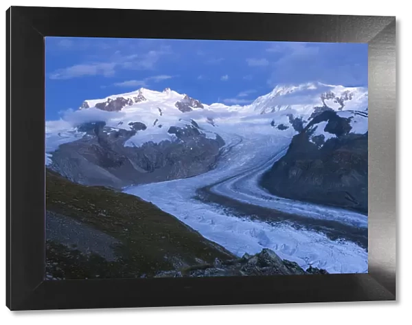 Switzerland, Canton of Valais, Gorner glacier