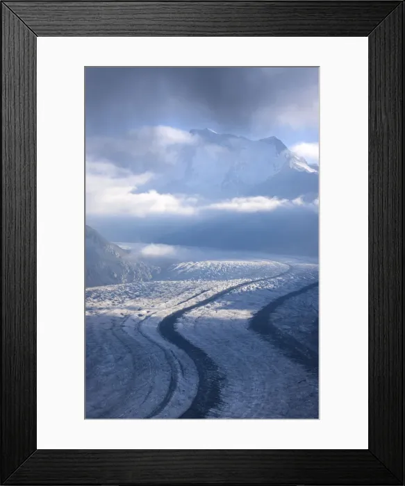 Framed Print : Switzerland, Canton of Valais, Aletsch glacier Framed Print : Switzerland, Canton of Valais, Aletsch glacier