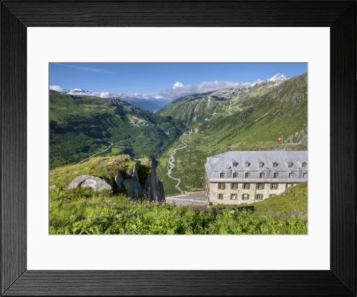 Framed Print : Switzerland, Canton of Valais, Furkapass Framed Print : Switzerland, Canton of Valais, Furkapass