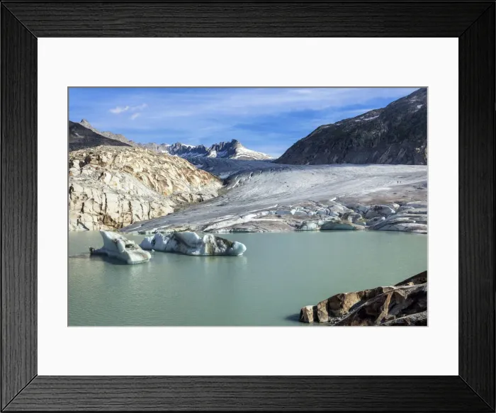 Framed Print : Switzerland, Canton of Valais, Rhone glacier Framed Print : Switzerland, Canton of Valais, Rhone glacier