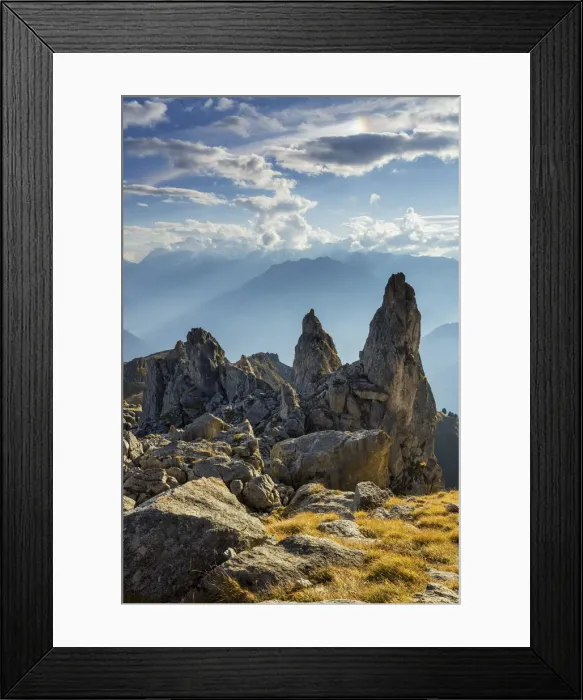Framed Print : Switzerland, Canton of Valais, Val de Bagnes valley, Pierre Avoi mountain Framed Print : Switzerland, Canton of Valais, Val de Bagnes valley, Pierre Avoi mountain