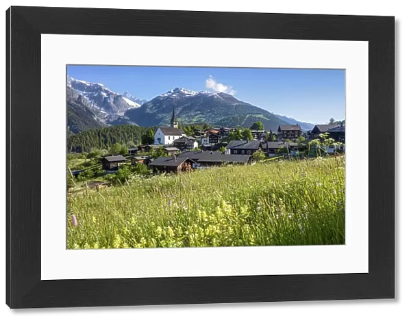 Switzerland, Canton of Valais, Ernen village