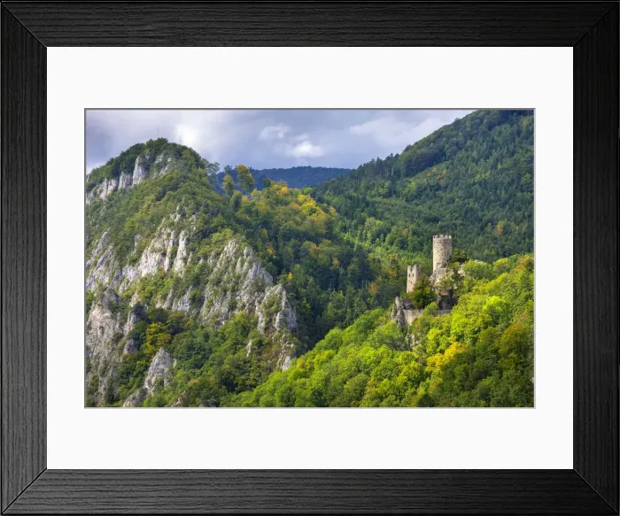 Framed Print : Switzerland, Canton of Solothurn, Neu-Falkenstein castle Framed Print : Switzerland, Canton of Solothurn, Neu-Falkenstein castle