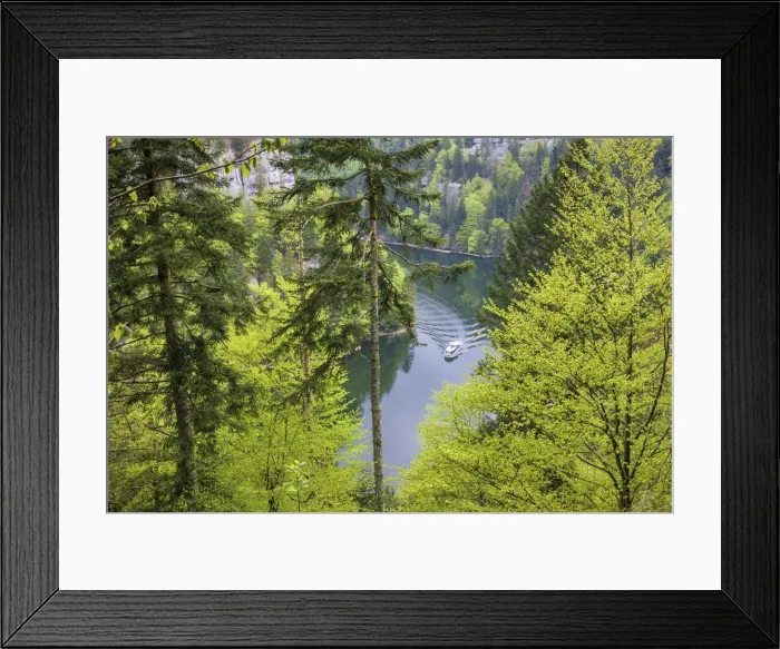 Framed Print : Switzerland, Canton of Neuchatel, Lake Brenets Framed Print : Switzerland, Canton of Neuchatel, Lake Brenets