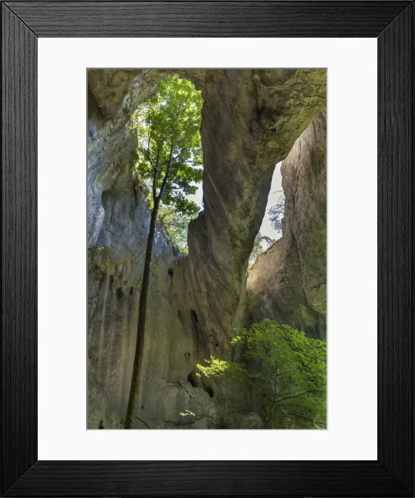 Framed Print : Switzerland, Canton of Solothurn, B√§renloch cave