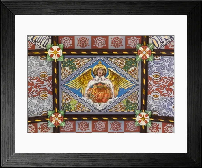 Framed Print : England, Isle of Wight, Newport, Carisbrooke Castle, St Framed Print : England, Isle of Wight, Newport, Carisbrooke Castle, St