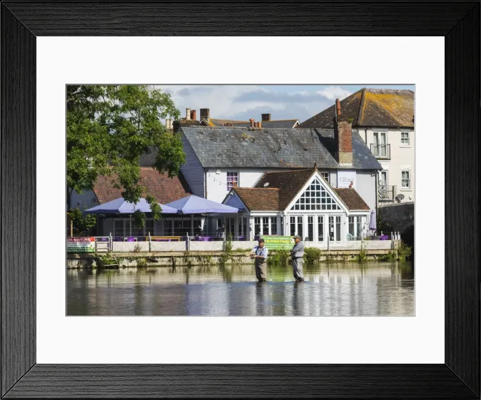 Framed Print : England, Hampshire, The New Forest, Fordingbridge, Town View Framed Print : England, Hampshire, The New Forest, Fordingbridge, Town View