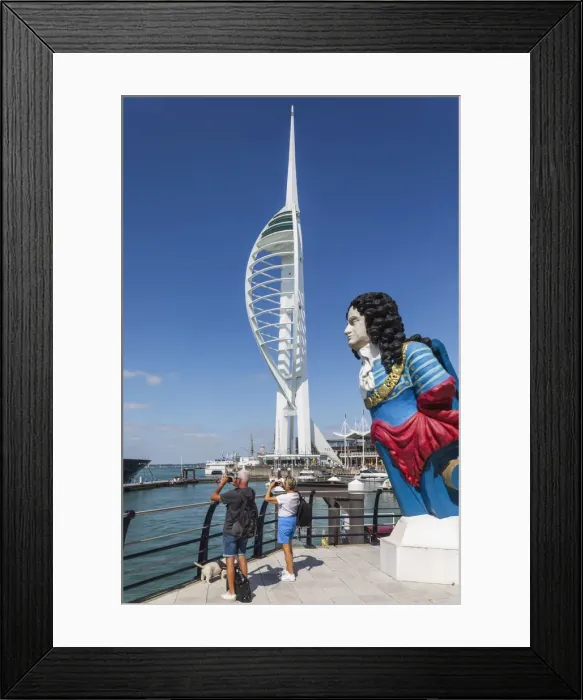 Framed Print : England, Hampshire, Portsmouth, Daytime View of The Spinnaker Tower and Gunwharf Quays Framed Print : England, Hampshire, Portsmouth, Daytime View of The Spinnaker Tower and Gunwharf Quays