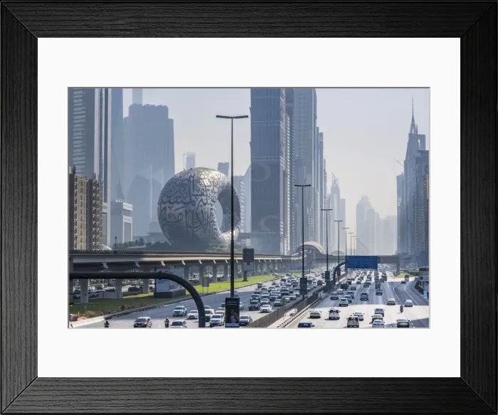 Framed Print : Museum Of The Future, Sheikh Zayad Road, Dubai, United Arab Emirates Framed Print : Museum Of The Future, Sheikh Zayad Road, Dubai, United Arab Emirates