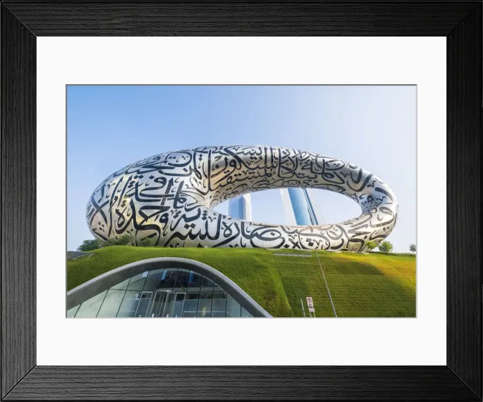 Framed Print : Museum Of The Future, Sheikh Zayad Road, Dubai, United Arab Emirates Framed Print : Museum Of The Future, Sheikh Zayad Road, Dubai, United Arab Emirates