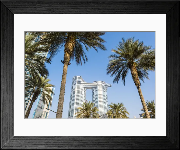 Framed Print : The Address Sky View, Downtown, Dubai, United Arab Emirates Framed Print : The Address Sky View, Downtown, Dubai, United Arab Emirates