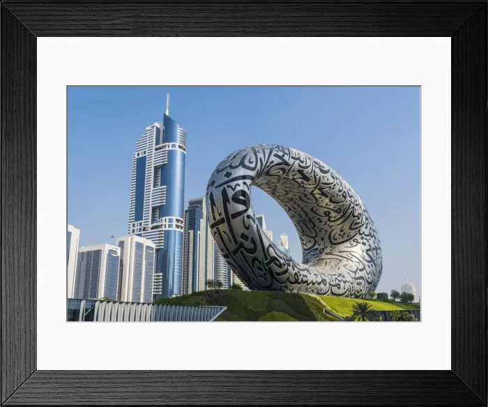 Framed Print : Museum Of The Future, Sheikh Zayad Road, Dubai, United Arab Emirates