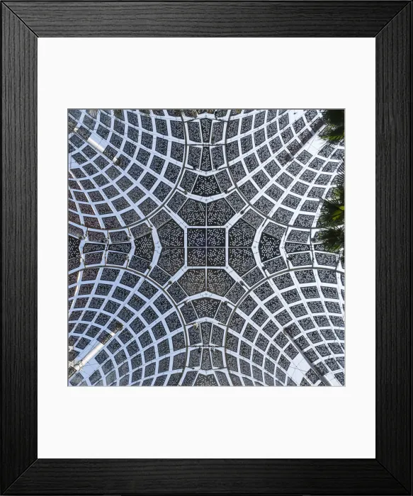 Framed Print : Canopy over walkway at Expo 2020, Dubai, United Arab Emirates Framed Print : Canopy over walkway at Expo 2020, Dubai, United Arab Emirates