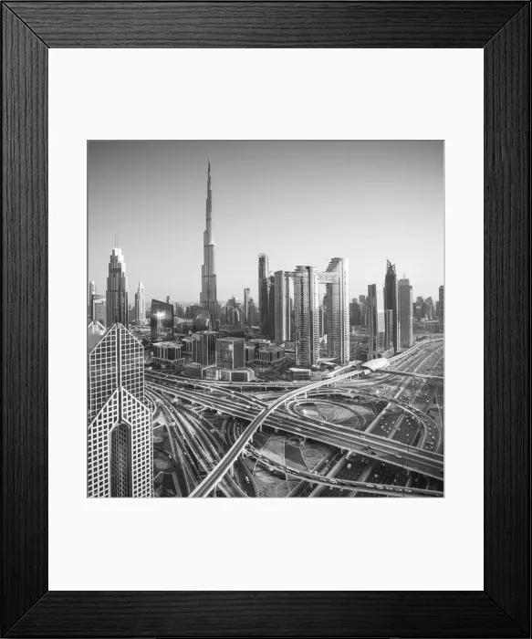 Framed Print : Burj Khalifa & Sheikh Zayad Road, Downtown, Dubai, United Arab Emirates Framed Print : Burj Khalifa & Sheikh Zayad Road, Downtown, Dubai, United Arab Emirates