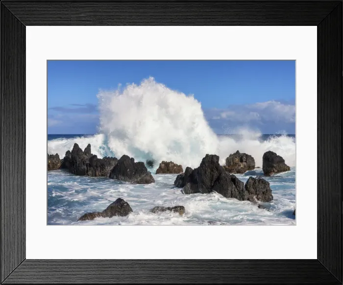 Framed Print : USA, Hawaii, Big Island, Hamakua Coast, Laupahoehoe Point Framed Print : USA, Hawaii, Big Island, Hamakua Coast, Laupahoehoe Point