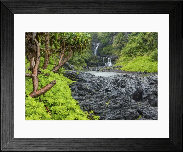 Framed Print : USA, Hawaii, Maui, Haleakala Nationalpark, Oheo Gulch Framed Print : USA, Hawaii, Maui, Haleakala Nationalpark, Oheo Gulch