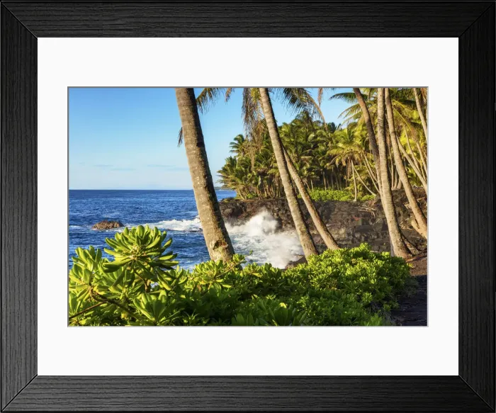 Framed Print : USA, Hawaii, Big Island, Kalepa Point Framed Print : USA, Hawaii, Big Island, Kalepa Point