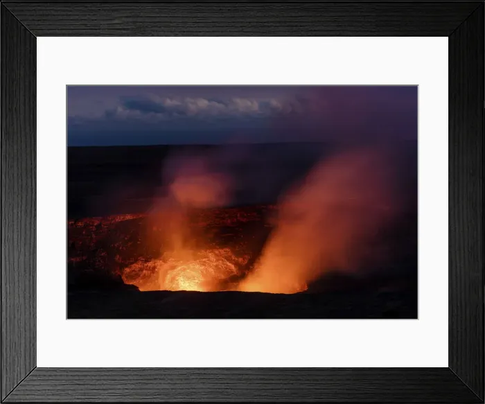 Framed Print : USA, Hawaii, Big Island, Halemaumau Crater Framed Print : USA, Hawaii, Big Island, Halemaumau Crater
