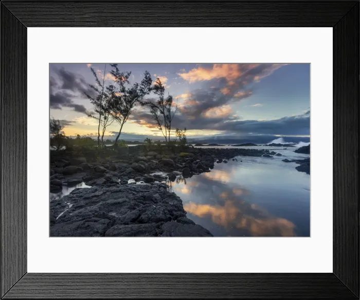 Framed Print : USA, Hawaii, Big Island, Richardson Ocean Beach Framed Print : USA, Hawaii, Big Island, Richardson Ocean Beach