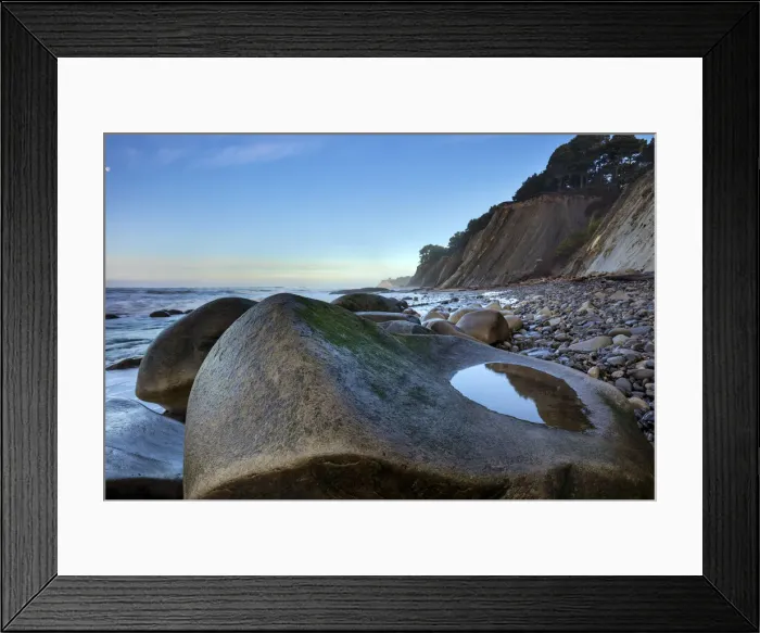 Framed Print : USA, California, West Coast, Schooner Gulch State Beach, Bowling Ball Beach Framed Print : USA, California, West Coast, Schooner Gulch State Beach, Bowling Ball Beach