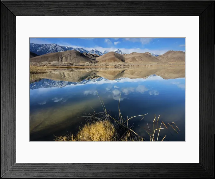 Framed Print : USA, California, Sierra Nevada, Diaz Lake Framed Print : USA, California, Sierra Nevada, Diaz Lake