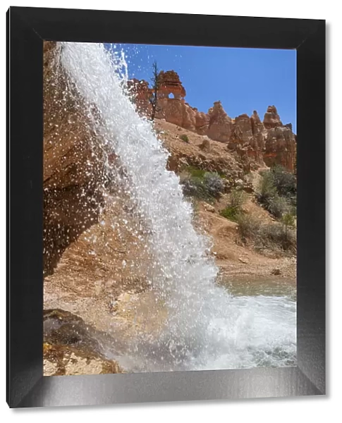 USA, Utah, Bryce Canyon National Park, Tropic Ditch Falls
