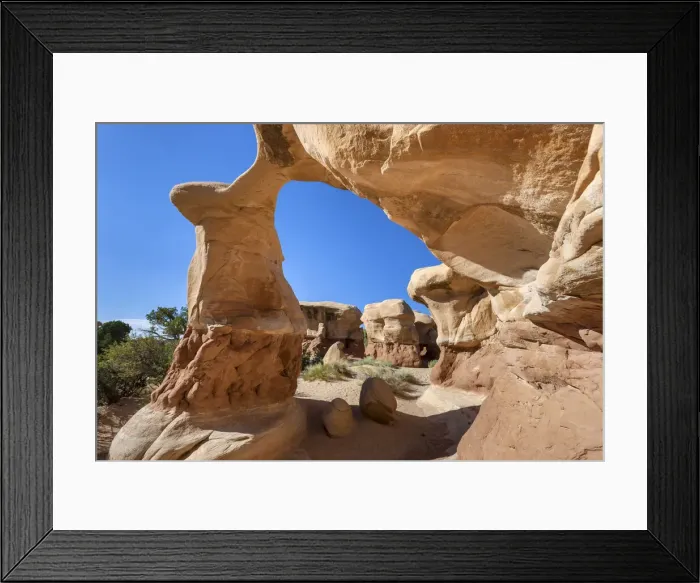 Framed Print : USA, Utah, Grand Staircase-Escalante National Monument, Devils Garden, Metate Arch Framed Print : USA, Utah, Grand Staircase-Escalante National Monument, Devils Garden, Metate Arch