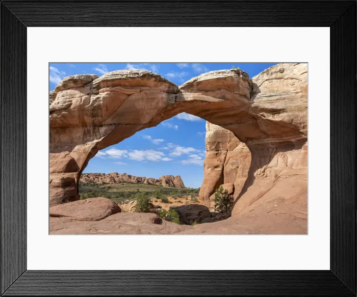 Framed Print : USA, Utah, Arches National Park, Broken Arch