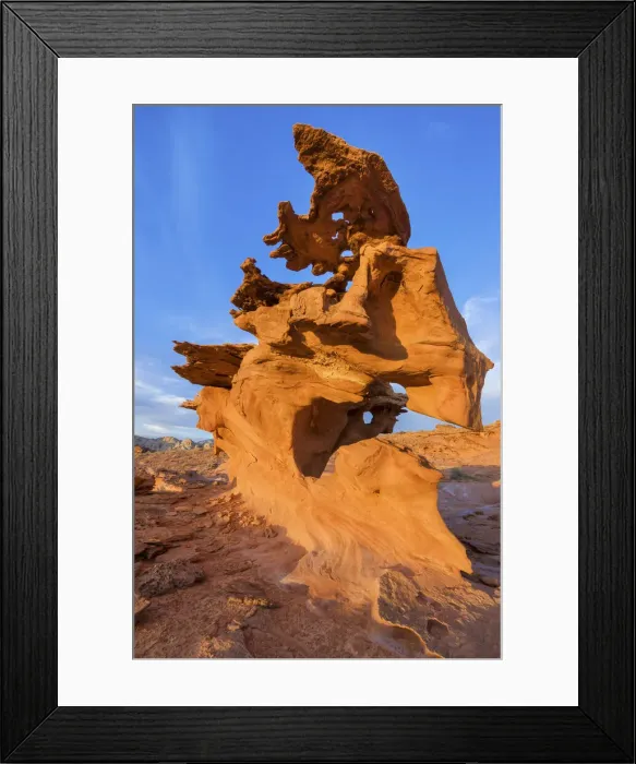 Framed Print : USA, Nevada, Mojave Desert, Gold Butte National Monument, Little Finland