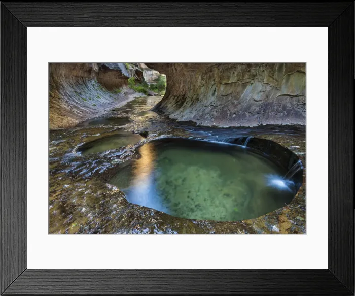 Framed Print : USA, Utah, Zion National Park, Left Fork, Subway Framed Print : USA, Utah, Zion National Park, Left Fork, Subway